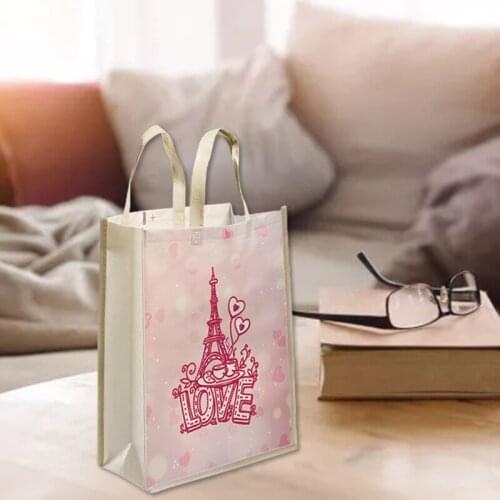 20CA 5D DIY Painting Tote Bag with Resin Reusable Grocery Bags Fashionable Shopping Daily Organization Art Handbag for Women