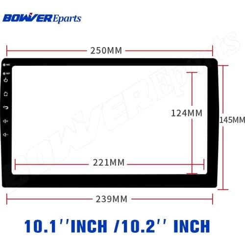 250*145*239MM 10.1Inch Fiber Tempered Glass Protective Film Sticker For Car Radio Stereo DVD GPS Touch Full LCD Screen