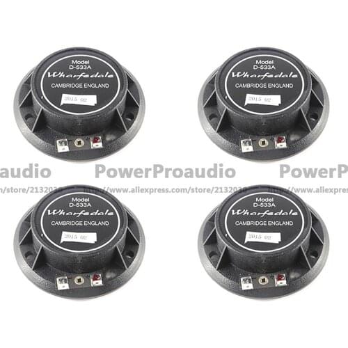 4 Pcs Aft Diaphragm For Wharfedale D-533A Driver D533a Evp Series&Titan 8Ohm