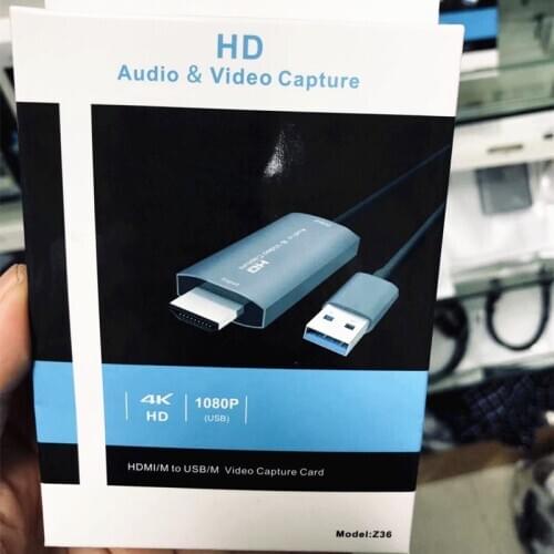 4K 1080P USB HDMI/M to USB/M Audio Video Capture Card Z36