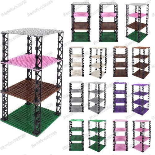 Display Stand City Military Moc Army Figures Street View Hero Model Christmas Gift Compatible Other Building Blocks Child ToyS