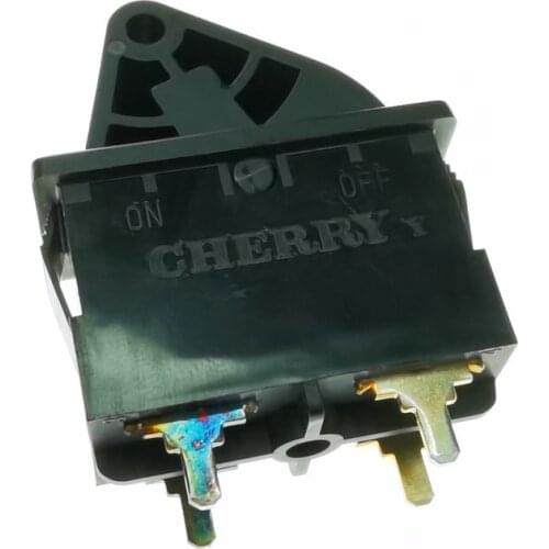 5PCS HOT NEW RS1 German CHERRY Button Switch second gear 4 Foot Lock Panel 30*15mm 16A250V