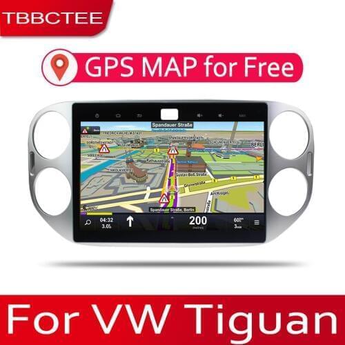 TBBCTEE Android 2 Din Car radio Multimedia Video Player auto Stereo GPS MAP For Volkswagen VW Tiguan 2007~2017 Media Navi