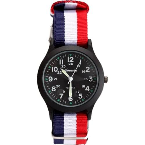 Hot Fashion Girls Watches Kids Luminous Analog Quartz Watch For Boy Colorful Canvas Band Student Children Wristwatch Women gifts