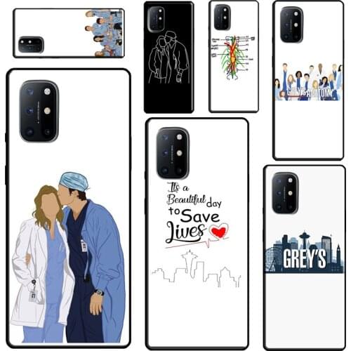 Greys Anatomy Case For Realme 6 7 8 Pro GT Neo C21 C11 C3 Q3 Pro Soft Cover For OnePlus 8T 7T 9R 8 9 Pro
