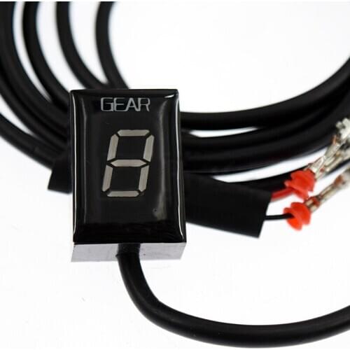 Motorcycle LCD Electronics 6 Speed 1-6 Level Gear Indicator Digital Gear Meter For Honda CTX700 VT750C VT750S CTX 700 VT750 C/S