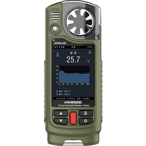 HWS1000-Professional Version Handheld Weather Station