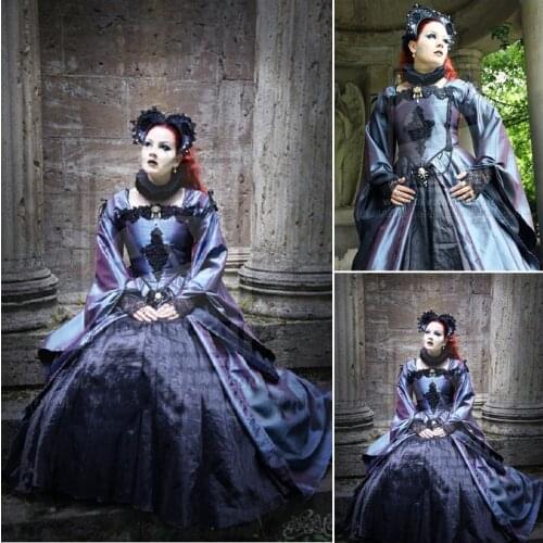 History!Customer-made Victorian dress 1860s Civil war Dress Vintage Cosplay dresses Scarlett dress SZ US6-36 V-283