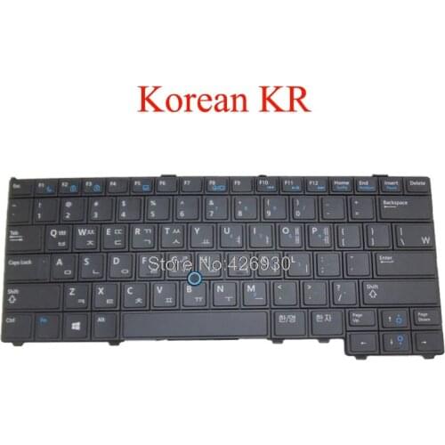 Laptop KR Keyboard For DELL For Latitude E7440 P40G NSK-LD0UC 0K PK130VN1A04 01VC20 1VC20 Korean with Pointing new