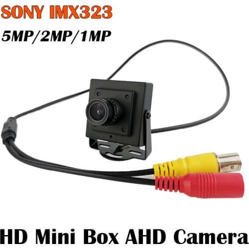 5MP 4MP 2MP SONY IMX323 AHD MINI camera 1080P 720P Metal Micro CCTV security ahd camera with bracket