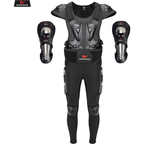WOSAWE Motorcycle Armor Jacket Motocross Body Protection Riding Moto Downhill Protective Guard Armor Chest Back Protector