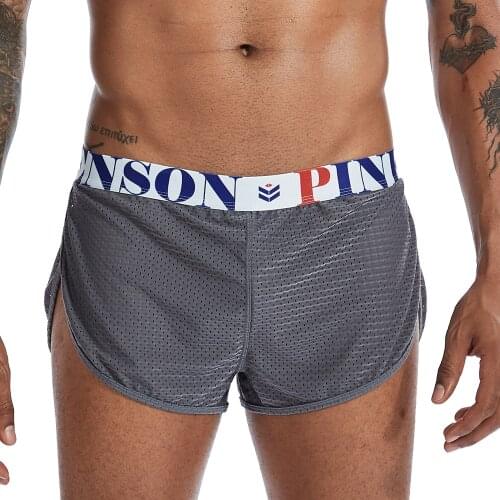 Mens Arrow Shorts Pants Leisure Mens Summer Thin Active Arrow Shorts Underwear White Black Mesh Boxers