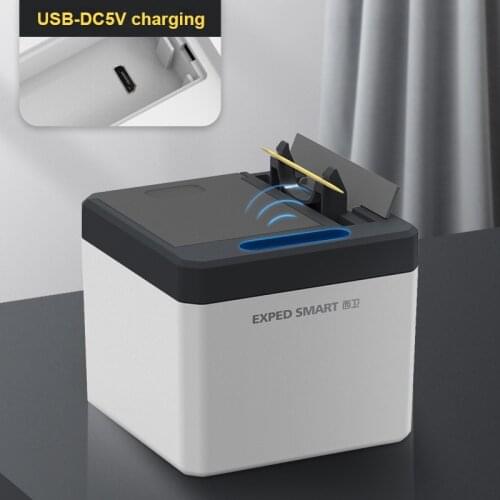 Newest Electric Toothpick Holder Portable Automatic Sensor Toothpick Dispenser ABS Automatic USB Charging Toothpick Storage Box