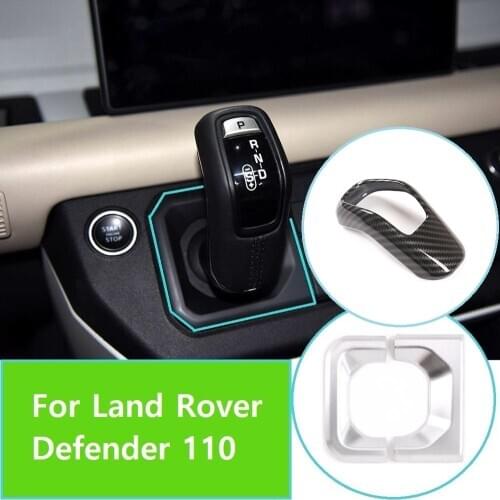 NEW!!! ABS Inner Center Console Gear Shift Cover Trim Sticker For Land Rover Defender 110 2020 Car Accessories