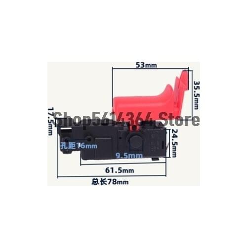 Power Tool Fitting Hammer Drill Switch Black for Bosch GBH2-28DRE