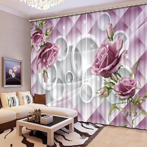 High Quality 3D Printing Curtains Beautiful variety of Lifelike HD Scenery Curtains Bedroom Living Room Cortinas De Sala CL-089