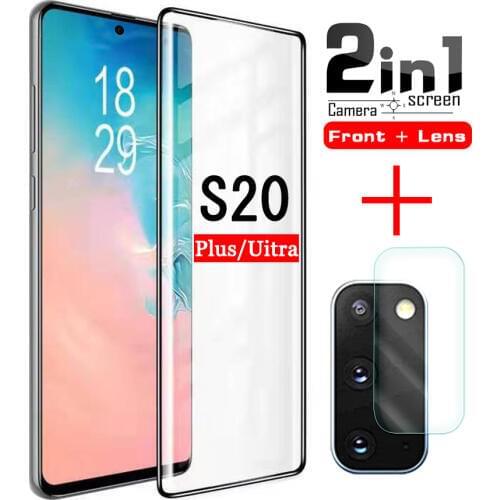 S20 ultra Protective glass on the for samsung galaxy S 20 plus screen protector S20ultra S20plus tempered glas protection film