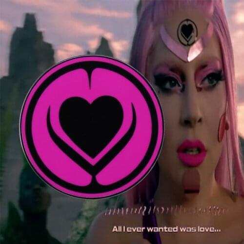 Kindness Punk Lady Gaga Hard Enamel Pin Chromatica Tribe Symbol Sine Heart Brooch Music Video Fan Art Collection