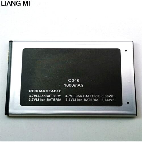 1PCS High Quality 3.7V 1800mAh cell phone Battery for Micromax Q346 phone with phone stander