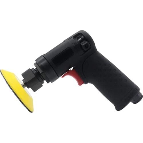 3Inch Disc Mini Pistol Random Orbit Sander High Speed Polishing Machine Air Power Sanding Tool