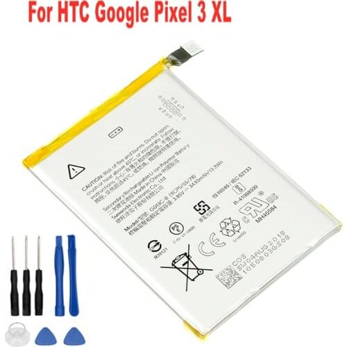 Battery G013C-B 3430mAh For HTC Google Pixel 3 XL 3XL Pixel3 Bateria