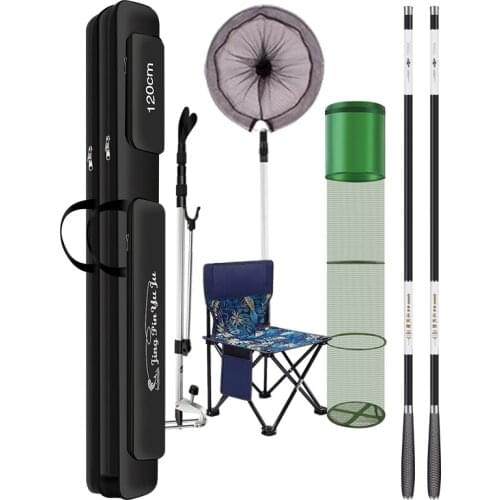Sea Fishing Rod Holders Seat Baitcasting Combo Bag Ultra Ligth Fishing Rod Spoon Net Kit De Pesca Leisure Products YD50TZ