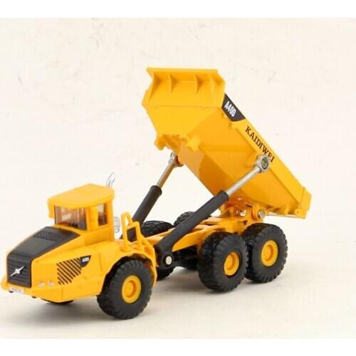 Hot sale 1:87 dump truck alloy model, metal engineering model toy, simulation childrens gift collection, free shipping