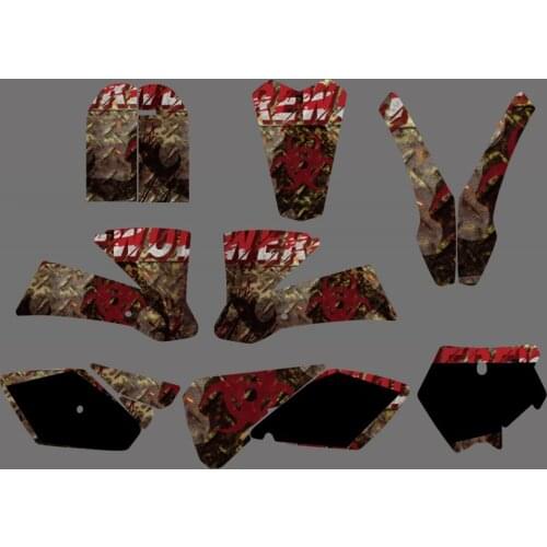 Motocross Graphic Backgrounds Full Decal Sticker For KTM SX85 SX 85 85SX 2003-2012 2011 2010 2009 2008 Customized Sticker Decal