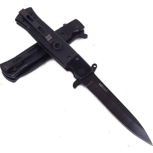 Small Folding Pocket Knife Survival Tactical Knife Combat 440 Steel Camping utility Hunting Knives EDC Multitool Outdoor Tools