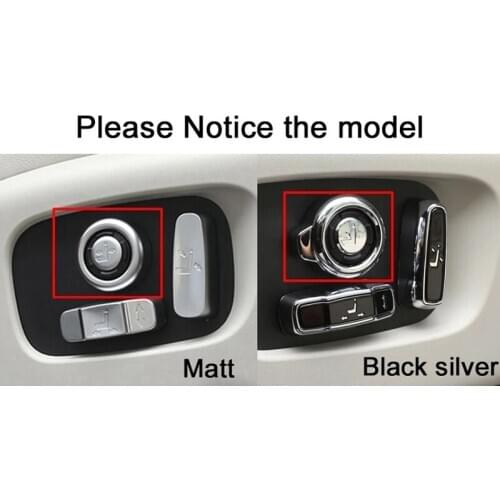 For Land Rover Discovery 5 2015+ Car-Styling ABS Matt Chrome Seat Adjustment Button Cover Trim Accessories Set of 8Pcs