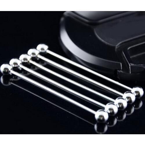 Cindiry 20pcs 6.5cm Tie Clips For Men Slim Collar Pin Stainless Steel Skinny Tie Clip Clasp Bar Tie Bar Clasp Clip Pin Jewelry T