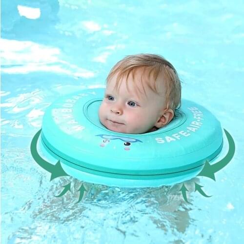 Solid Non-inflatable Baby Infant Swim Floating Neck Ring Swimming Float For Accessories Baby Swimming Pool Toys Swim Trainer