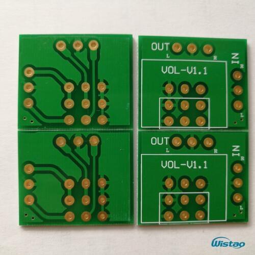 IWISTAO Double Shielded Potentiometer PCB 6pcs / lot for ALPS 27 and 16 Type 100K 50K 10K HIFI DIY Free Shipping