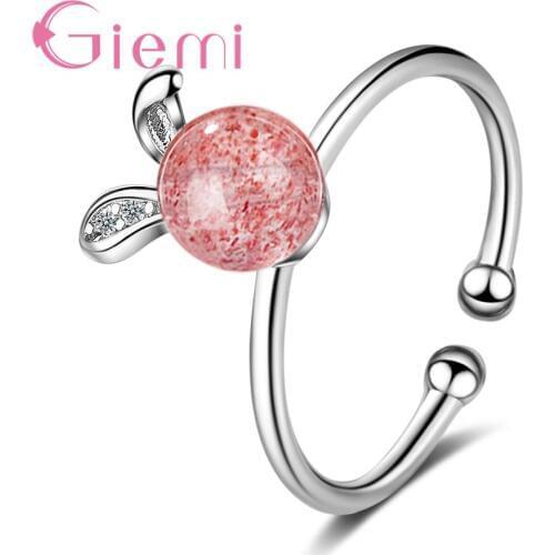 925 Sterling Silver Ring Size Adjustable Simple Vintage Style High Quality Fashion Jewelry Girls Party Engagement