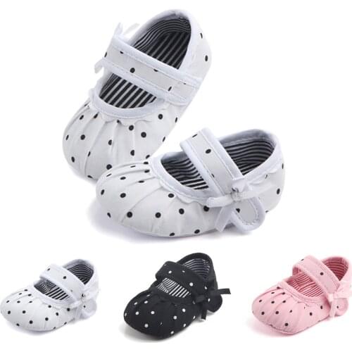 3# Sandals Girl Baby Kids Polka Dot Ruffled Soft Anti-slip Baby Walking Shoes Prewalker Baby Boy Sandals For 1 Year Old Toddler