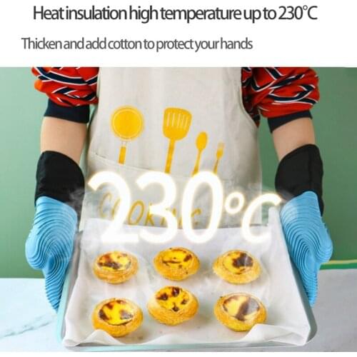 Silicone Heat Resistant Gloves +2 Pot Holders+2 Cup Insulation ​Mats for Grilling/Cooking/Baking Oven Glove