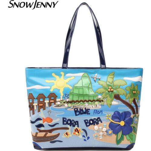 SNOWJENNY Women's Bags With Flowers