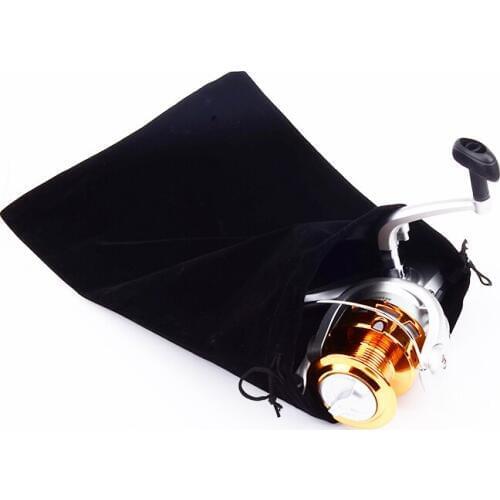 Fishing Reel Bag With Drawstring Reel Protector Bag Fishing Tackle Fishing Gear Accessories Wheel Bag for 500 to 10000 Series