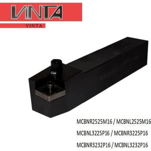 Sanyinghe free shipping CNC Lathe Cutting Tools 75 Degree External Turning tool holder MCBNR2525M16/MCBNL3225P16/MCBNR3232P16