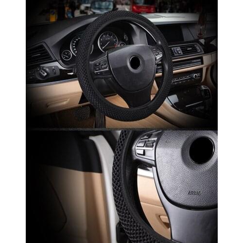 Breathability Design Car Steering Wheel Cover Decoration Interior Anti Slip Caravan Trailer Truck Off Road 4x4 Auto Accessories