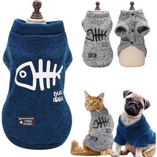 Dog Winter Clothes Small Pet Clothes French Bulldog Costume ropa para perro Cotton Pets Clothing Outfit for Small Dogs Chihuahua