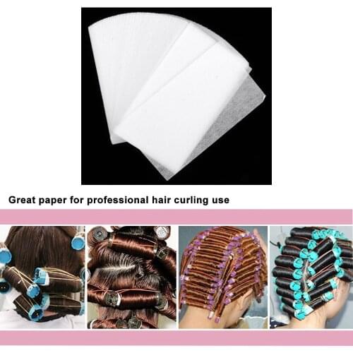 1 Package End Papers For Hair Perms--About 120pcs, Curling Papers