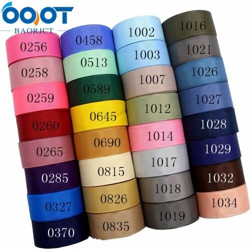 18-25-2 1'' 25mm Solid Color Grosgrain Ribbon 10yards/lot,DIY handmade bow Festival Gift Packaging Party Birthday Accessories