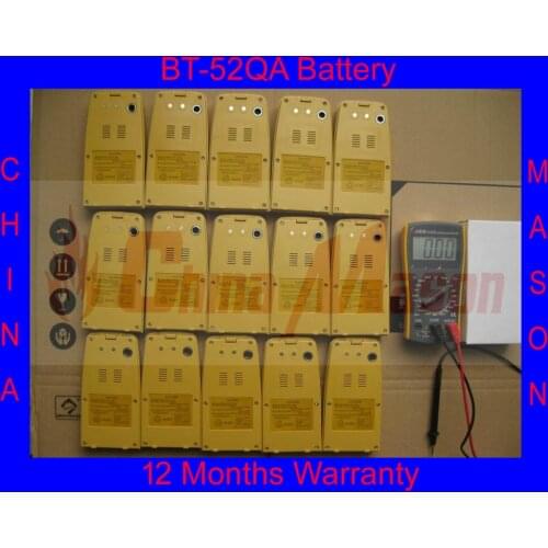 2pcs BT-52QA Battery, High quality and 100% Brand-new Topcon BT-52QA Battery, 7.2V 2700mAh