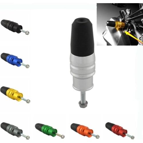 2pcs Motorbike For Kawasaki Z250 Z300 Z400 Z650 Z800 Z750 Z900 Z1000 Left & Right Exhaust Guard Frame Slider Crash Pad Protector