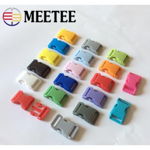20pcs 25mm Plastic Buckles Curved Side Release Clasp for Pet Collar Rope Bracelet Webbing Belt Buckle Luggage Accessories