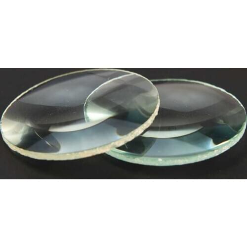 2pcs 50mm Diameter Double Convex Lens Focal Length 300mm for Physical Optics Experiment Optical Glass Biconvex Lens