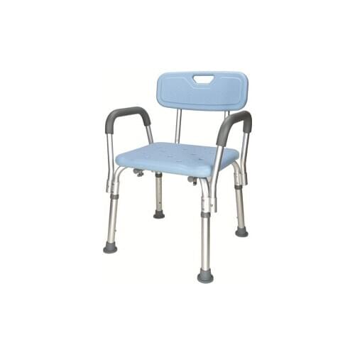 Anti-Slip Anti-Rust Elderly Bath Chair / Bathroom Stool/ Shower Stool with Armrest / Backrest For Pregnant Woman/Disabled /Child