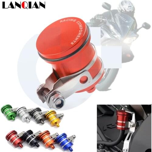 Motorcycle CNC Brake cultch Tank Fluid Reservoir Oil Fluid Cup For YAMAHA YZF R25 R15 R6 R125 kawasaki Z800 FZ8 FZ1 FZ6R oil cup