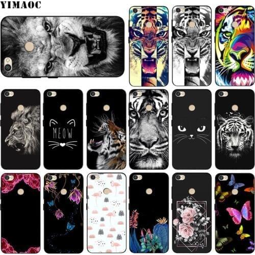 Tiger Lion Cat Case for Xiaomi Redmi MI Note MAX 3 6a 7 6 8 9 10 GO SE A1 A2 A3 Lite 8A F1 Pro
